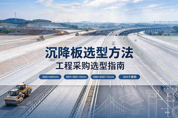 罗定沉降板选择方法