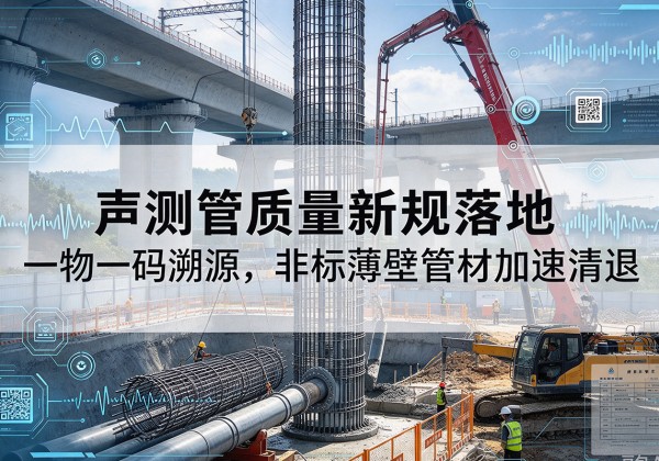 罗定声测管质量新规落地，一物一码溯源，非标薄壁管材加速清退
