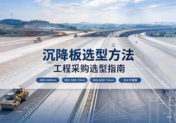 罗定沉降板选择方法